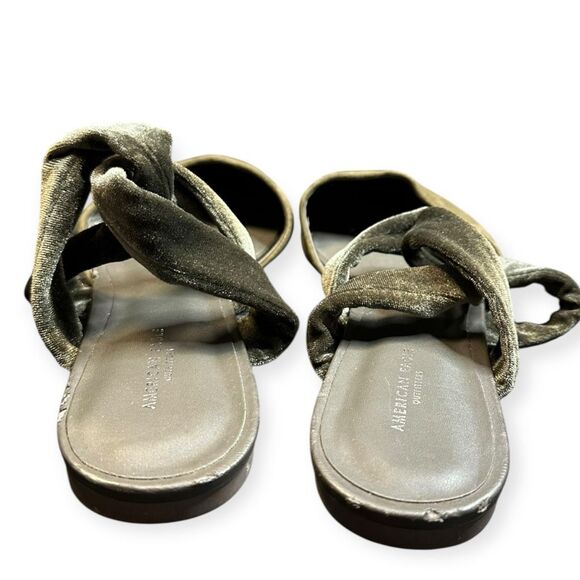 AMERICAN EAGLE Women’s Olive Pointed Toe Knotted Mule Size 7.5 - Picture 5 of 8